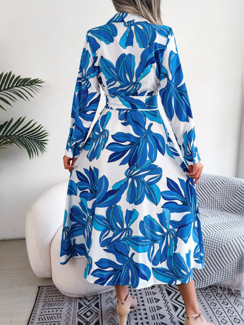 tied-button-up-long-sleeve-dress OhSoStyled - Sophia's Style-2